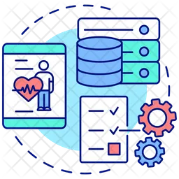 Leveraging healthcare data  Icon