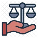 Ley Balanza De La Justicia Crimen Icono
