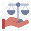 Ley Balanza De La Justicia Crimen Icono