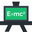 Ley De Albert Einstein Emc 2 Fisica Icono