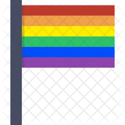 LGBT Flag アイコン