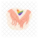 Hand Vector Lgbt Icon