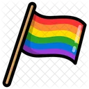 LGBT Pride Flag  Icon
