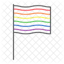 LGBT Regenbogen Flagge Symbol