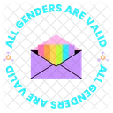 Lgbtq Envelope  Icon