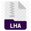Lha File Document Icon