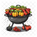 Barbecue Cuisine Boeuf Icône