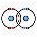 Liaison Covalente Liaison Chimique Chimie Icône