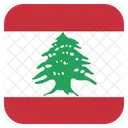 Libanon Flagge Symbol