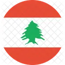 Libanon Flagge Land Symbol