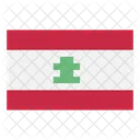 Libanon Flagge Nation Icon