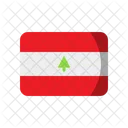 Libanon flagge  Symbol