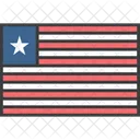Liberia Liberiana Africana Icono