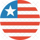 Liberia Flag Country Icon