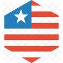 Liberia Flag World Icon