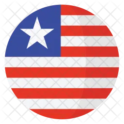 Liberia Flag Icono