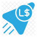 Liberia Dollar Send Money Icon