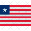 Liberia-Flagge  Symbol