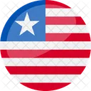 Liberia Flag Country Icon