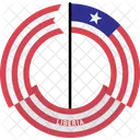 Liberia Land Flagge Symbol