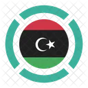 Libia Bandera Icono