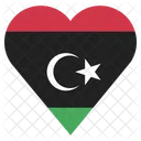 Libia Bandera Icono