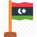 Libia Pais Bandera Icono