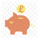 Libra Del Banco Mpiggy Libra De Ahorro Ahorro Icono