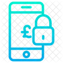 Movil Bloqueo De Contrasena Seguridad De Pagos En Linea Icono