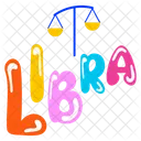 Signo De Libra Escala De Libra Libra Ícone