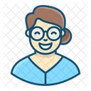 Librarian Library Incharge Bibliographer Icon