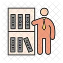 Librarian File Management Icon