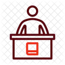 Librarian Book Library Icon