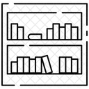図書館、本、読書 アイコン