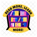 Library Books Literature Icon