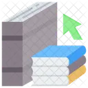 Library Online Education Material Icon