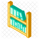 Prison Library Isometric Icon