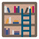 Library Book Bookshelf Icon