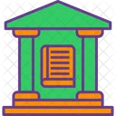 Library Bank College Icon