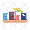 Library Display Library Books Library Shelf Icon