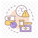 Library fine  Symbol