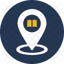 Library Location Book Library Icon