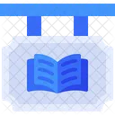 Library Signage  Icon