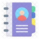 Libreta de contactos  Icono