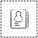 Libreta De Direcciones Libreta Agenda Telefonica Icono