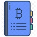 Libro de bitcoins  Icono