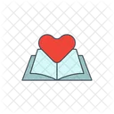 Libro Con Corazon Icono