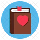 Libro De Amor Folleto Manual Icon