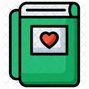 Libro De Amor Libro Corazon Icono