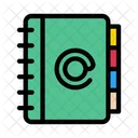 Directorio Libreta De Contactos Registros Icon